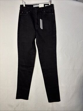 AMERICAN TALL Sz 27 LOLA Black High-Rise Slim Jeans NEW WITH TAGS